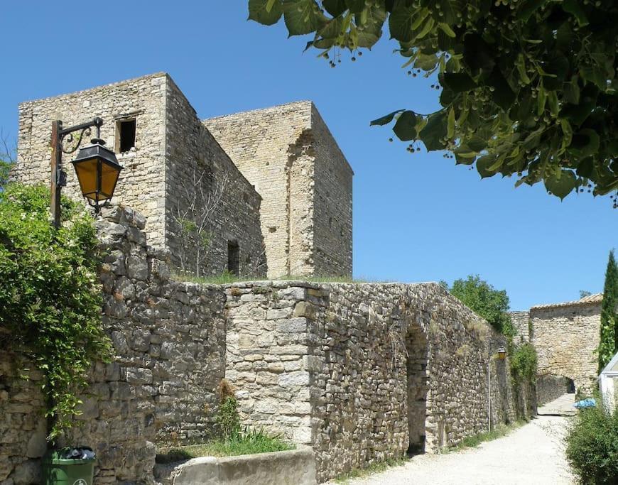 Le Mazet Sainte-Jalle, Piscine Chauffee, Jardin Clos, Barbecue En Baronnies Provencales Bagian luar foto