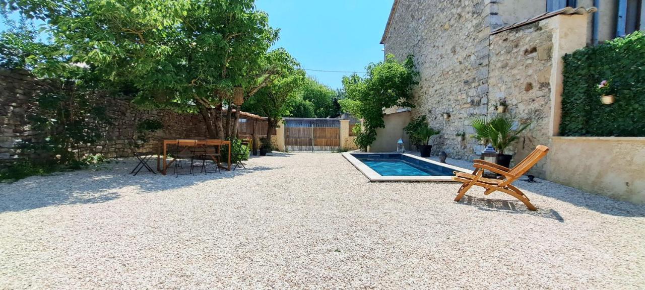 Le Mazet Sainte-Jalle, Piscine Chauffee, Jardin Clos, Barbecue En Baronnies Provencales Bagian luar foto